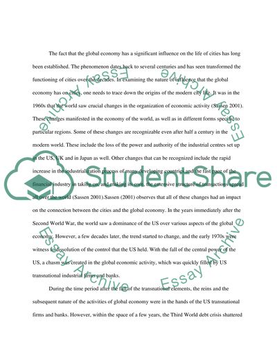 Dominant Understanding of a Global City