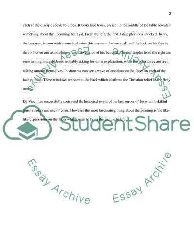 The last Supper painting By Leonardo da Vinci