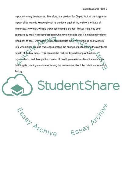 To Adopt Turkey Fat in the All-beef Wieners of Not