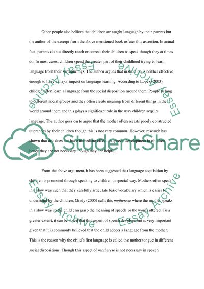 Early Childhood Studies