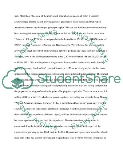 Conditions and Cultural Implications of the Prison System