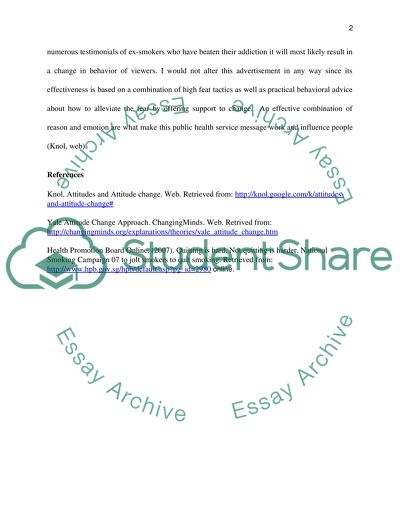 The Concept of Attitude Change