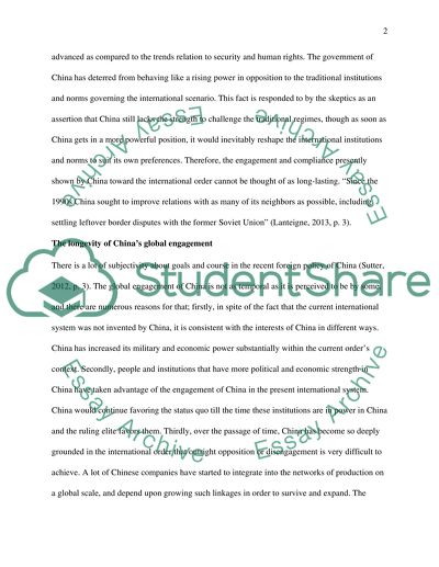 Is China a rule maker or a rule taker in the international system