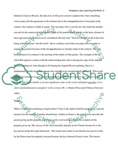 Key Aspects of Property Law