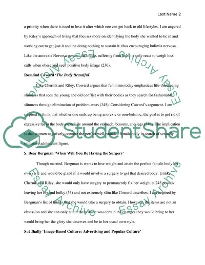 Negative Body Image during Teenage