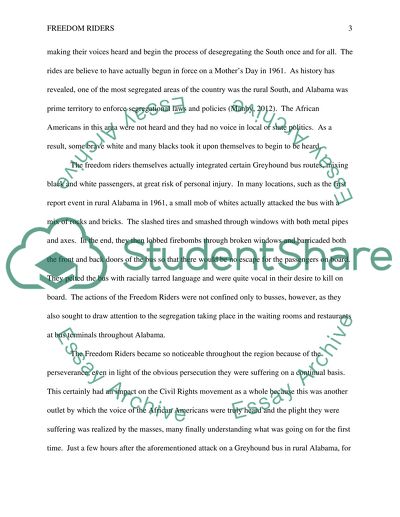 The Freedom Riders, Giving a Voice to African Americans