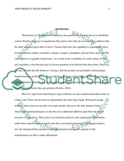 New Product Development