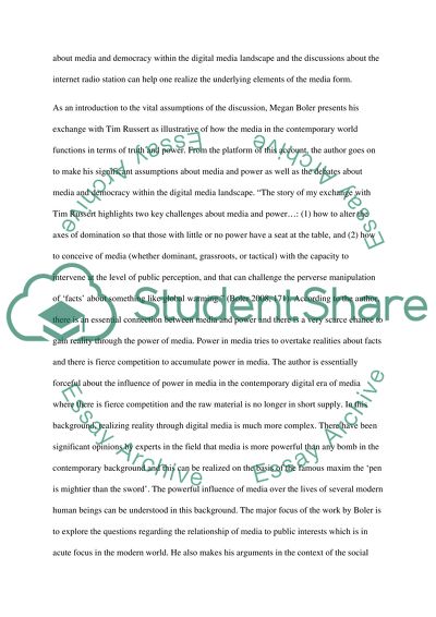 Media comparative analysis