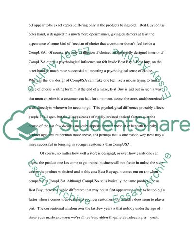 Difference between BestBuy and CompUSA