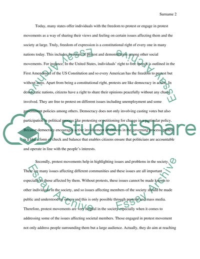 Protest Movements Are Inevitable in Our Society