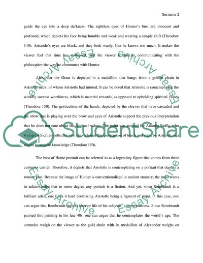 Aristotle Contemplating the Bust of Homer by Rembrandt