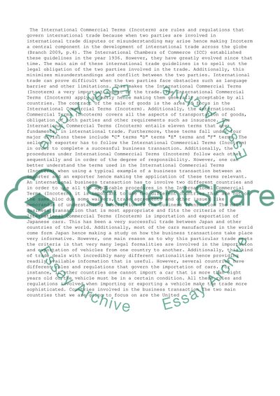 Global Trade Operations