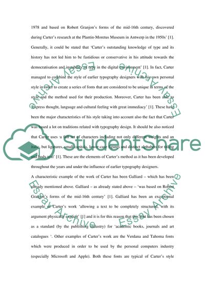 Typographer Matthew Carter