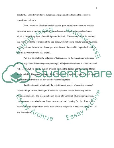 Discussion of the Native American Music