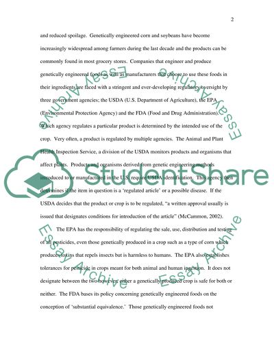 Should be all the genetically engineered food labeled