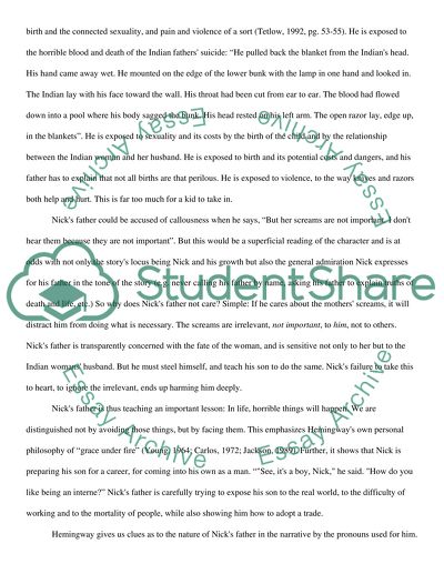 Adolescence and the Liminal: Barn Burning, Indian Camp and Coming-Of-Age