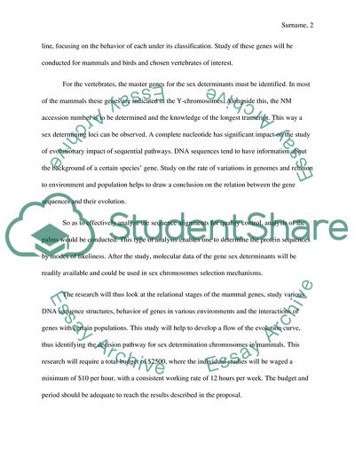 Undergraduate Research Proposal