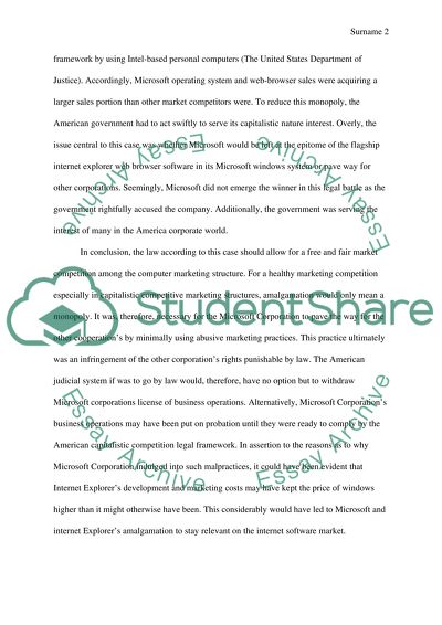 United States v. Microsoft Corporation