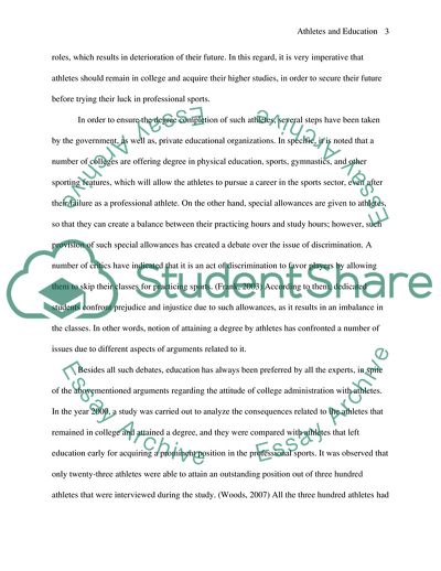 The Importance of Education for Athletes