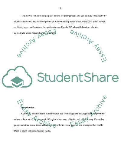 Mobile Watch for Updating and Tracking Patients