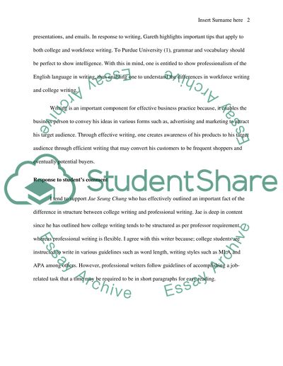 Reading Responses and Replies