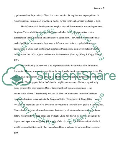Analysis of China as a Popular Investment Destination by Fund Managers