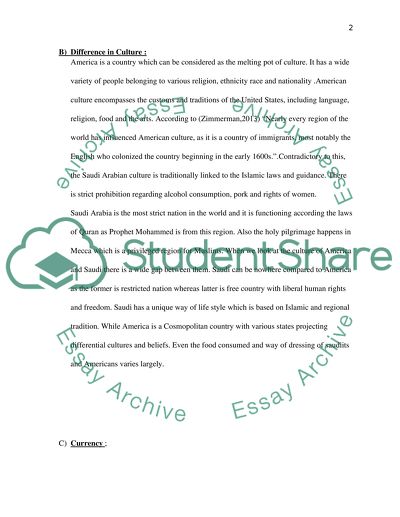Saudi Arabia and The United State of America
