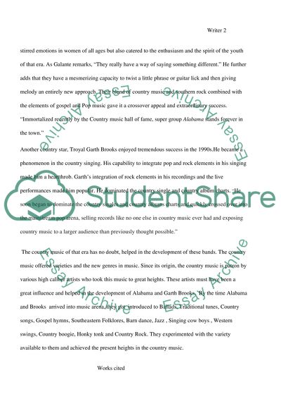 How the country Music of that Era Helped