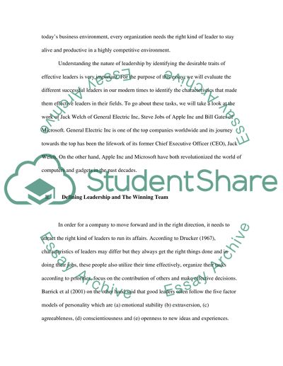 Understanding the Desirable Traits and Characteristics of Effective Leadership
