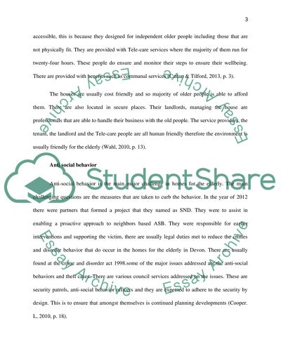 Promoting a Healthy Housing Environment for the Older People