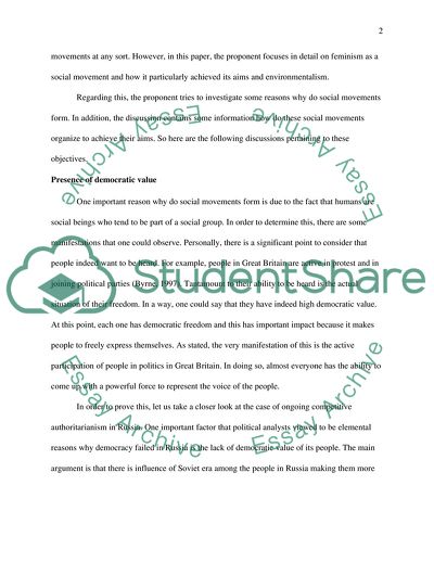 Why Do Social Movements Form, and How Do They Organize to Achieve Their Aims