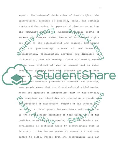 Impact of Globalisation on Sports