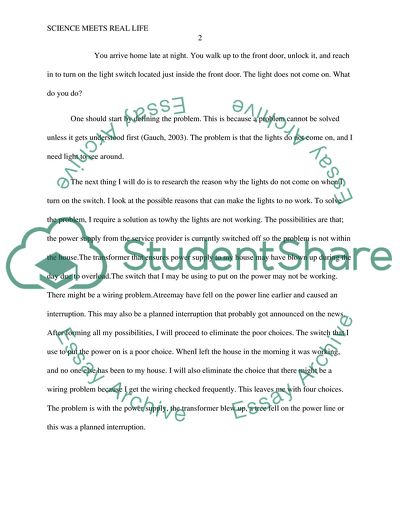 Science Meets Real Life