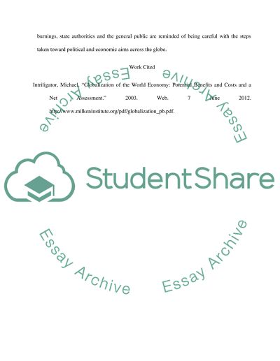 Terrorism and Globalization