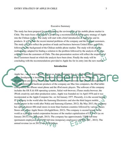 The Environment of the Mobile Phone Market in Chile