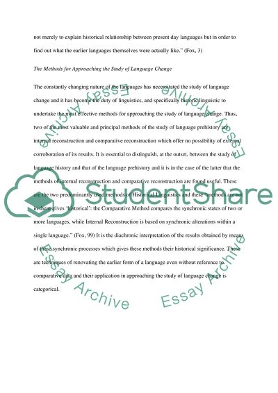 Development in the English Language