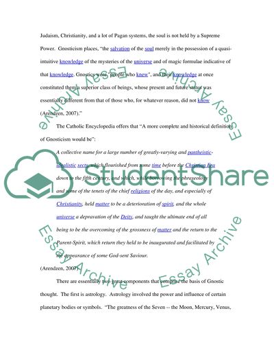 What is Gnosticism What current expressions do you see today