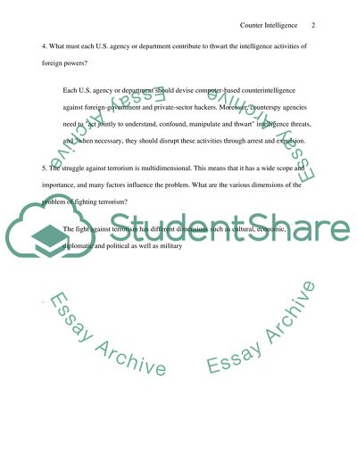 National Counterintelligence