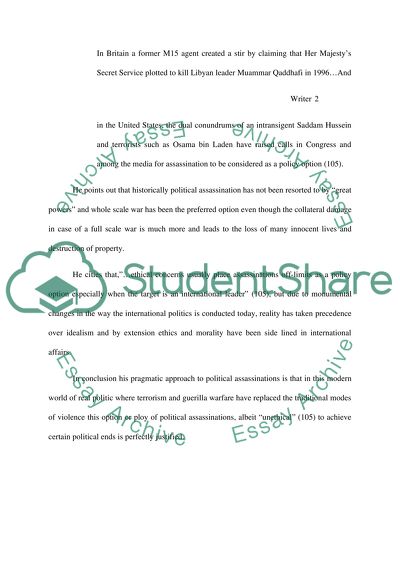 Norms and Security: The Case of International Assassination