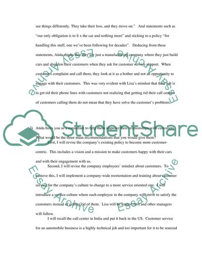 Customers Revenge Case Study