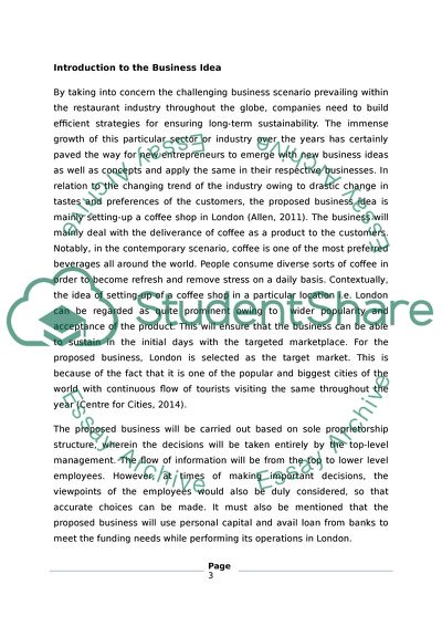 Producing a Realistic, Practical Business Plan for a Business