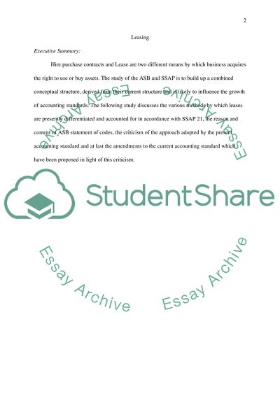 Hire purchase contracts and Lease in business and how they work