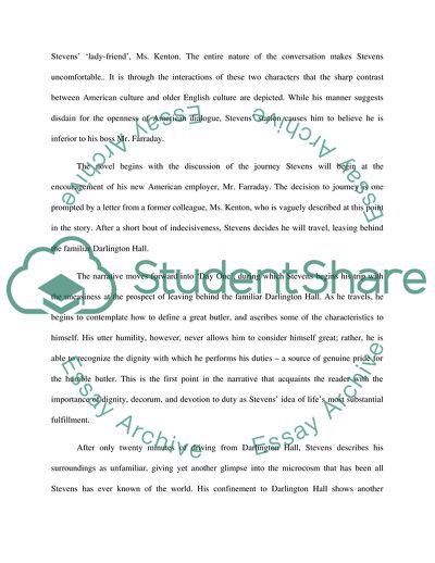 The Remains of the Day