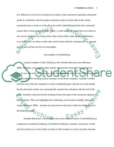 Ethical Issues in Cyberbullying