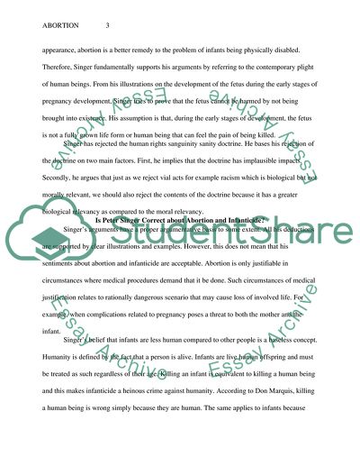 Abortion and Infanticide