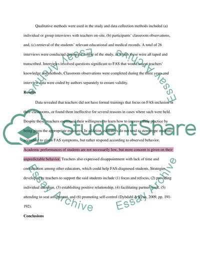 Fetal alcohol syndrome