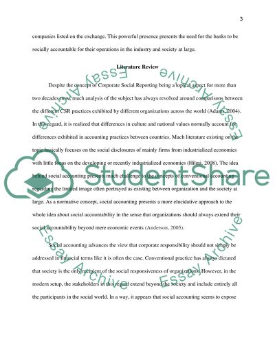 Corporate Social and Environmental Accounting