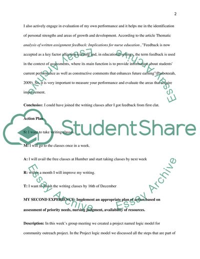 Actively Engage in Evaluation of Own Performance