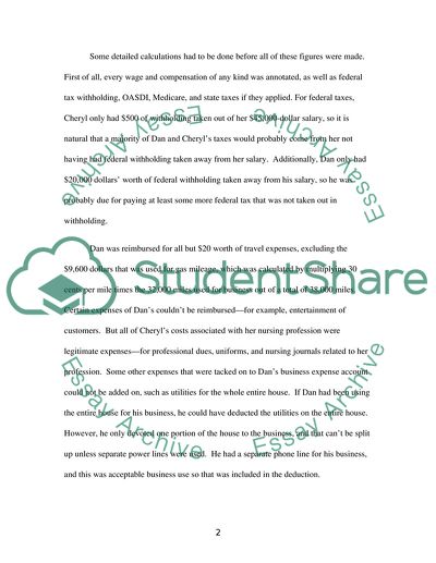 Analysis of Federal Taxation