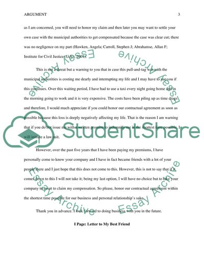 Reading and Writing about Arguments session long progect